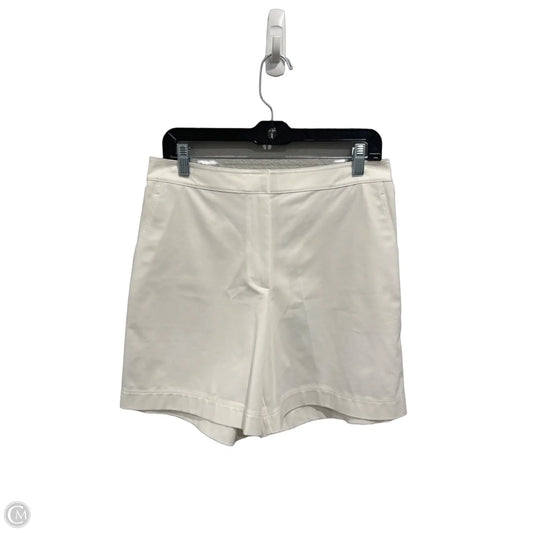 Shorts Designer By Lafayette 148 In White, Size: M