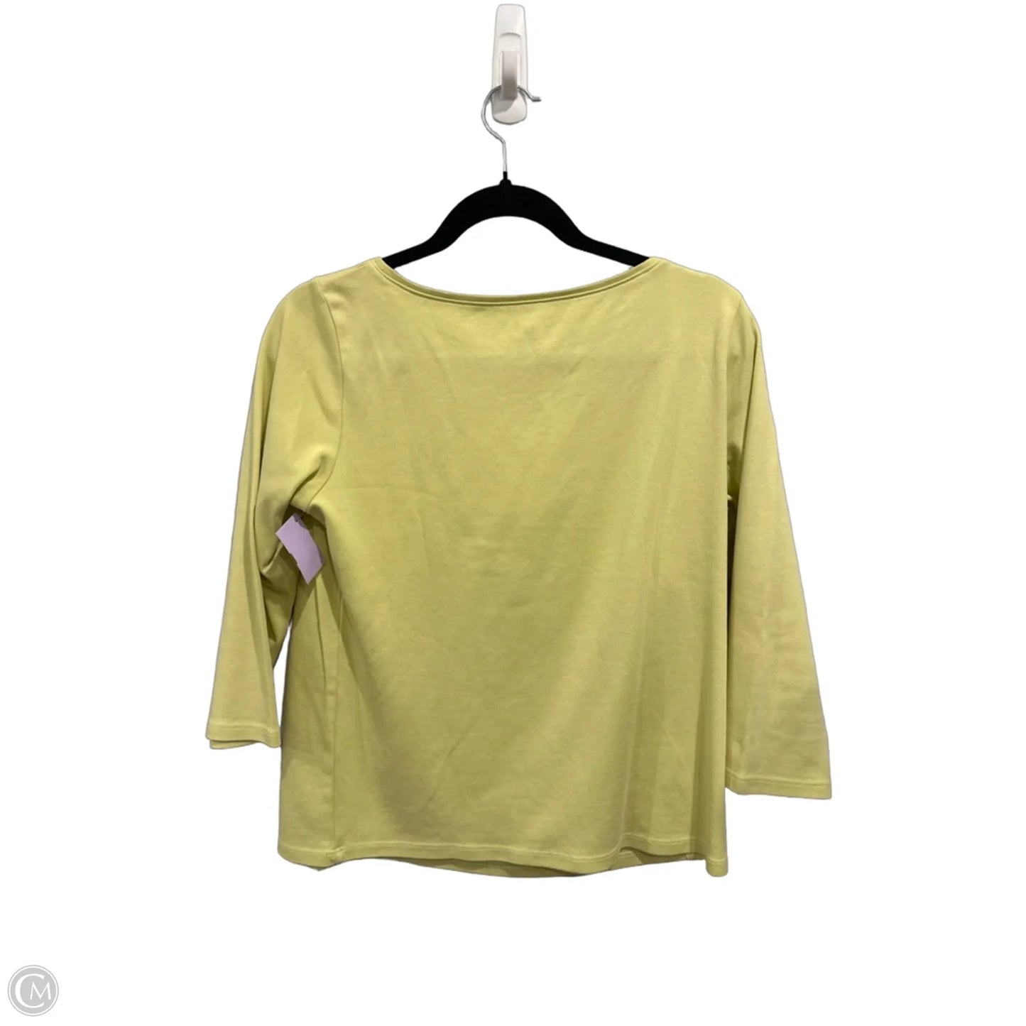 Top Long Sleeve By Eileen Fisher In Green, Size: M