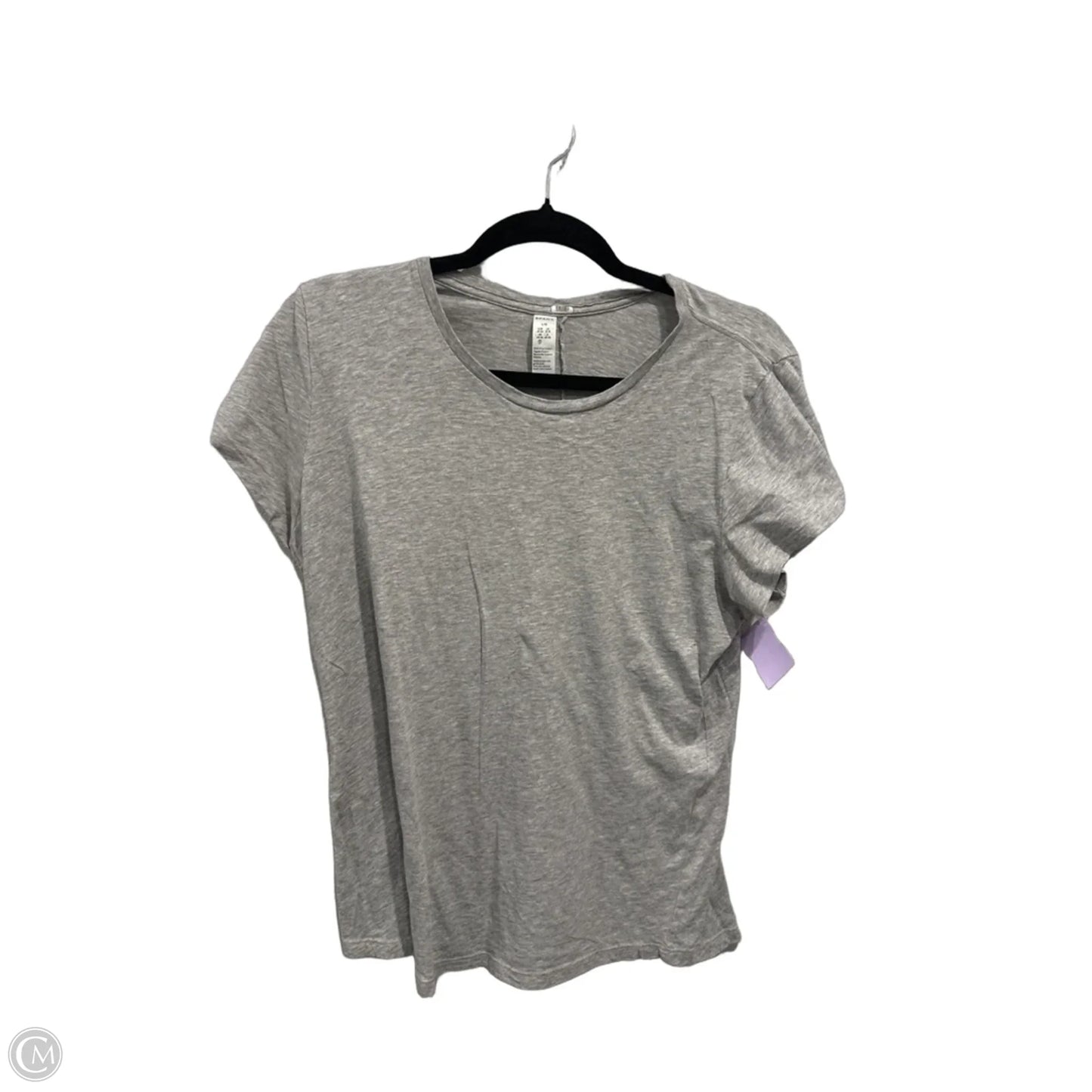Top Short Sleeve By Spanx In Grey, Size: L
