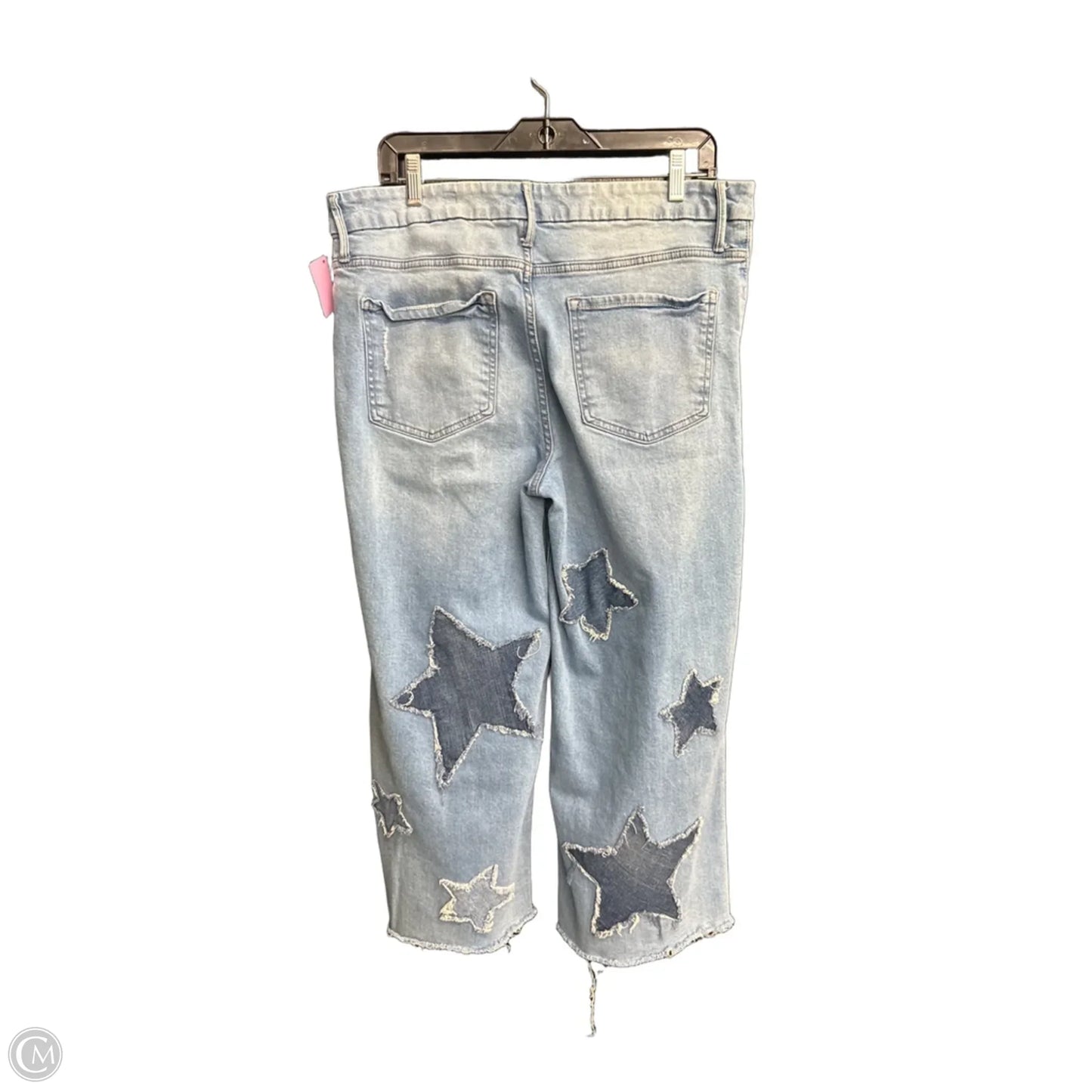 Jeans Wide Leg By Time And Tru In Blue, Size: 14