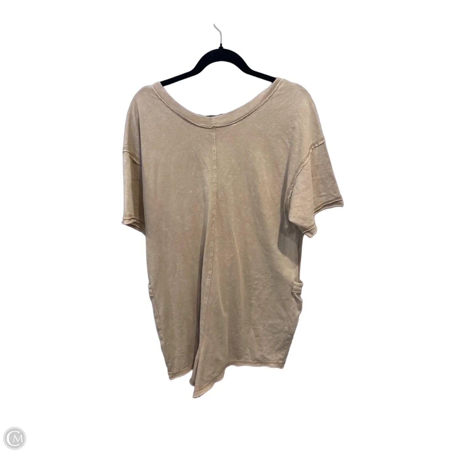 Romper By Clothes Mentor In Tan, Size: S