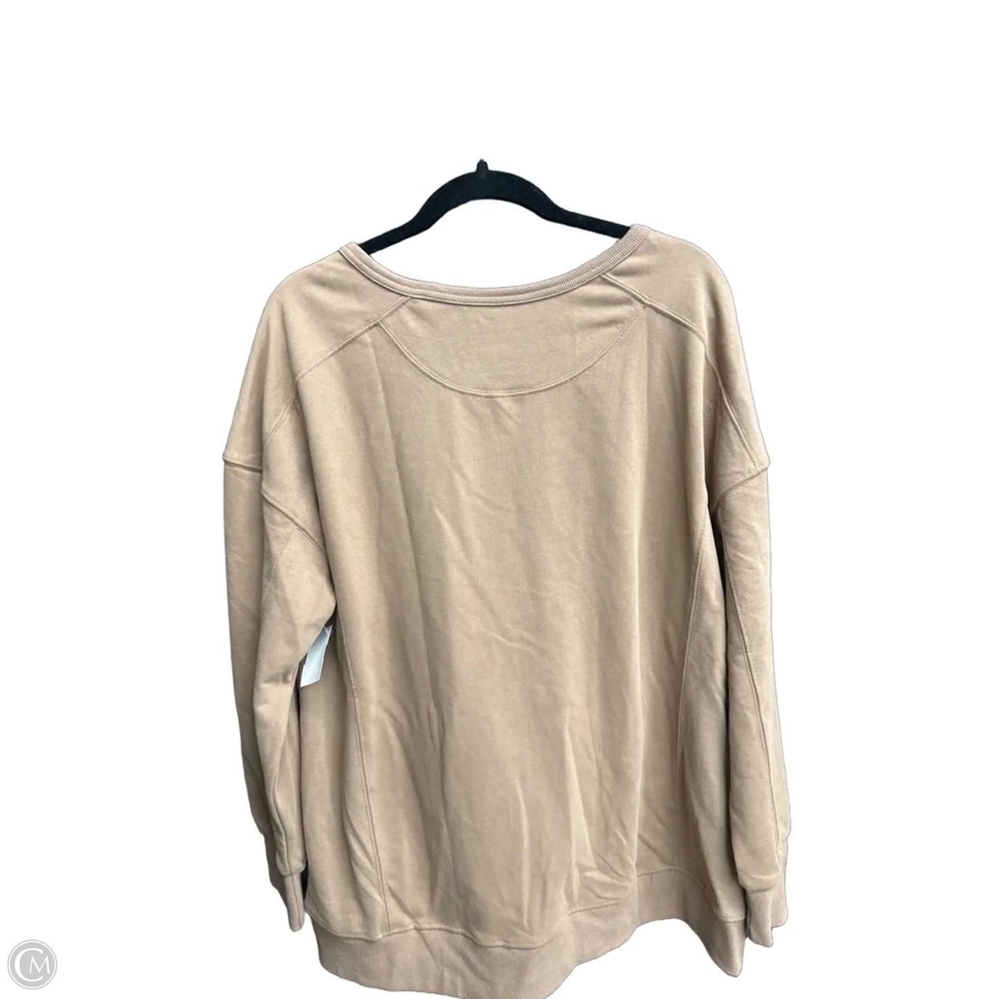 Top Long Sleeve By Clothes Mentor In Brown, Size: M