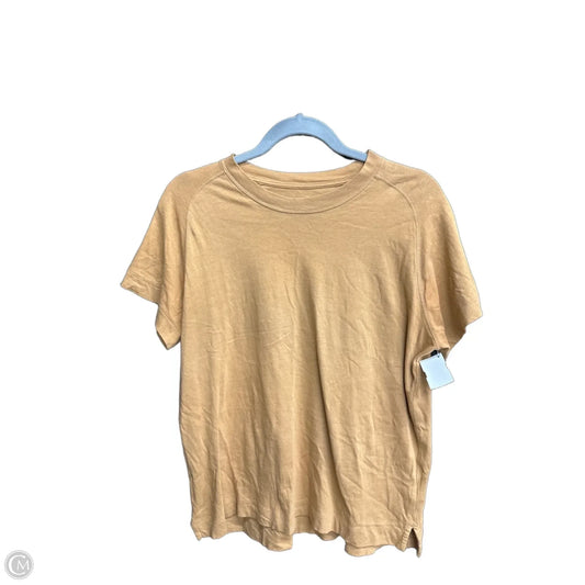 Top Short Sleeve By Everlane In Brown, Size: S