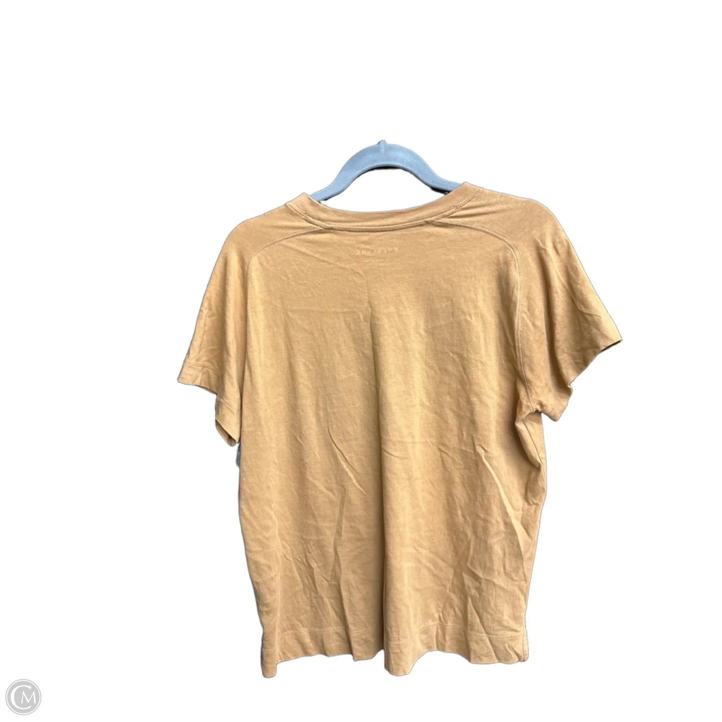 Top Short Sleeve By Everlane In Brown, Size: S