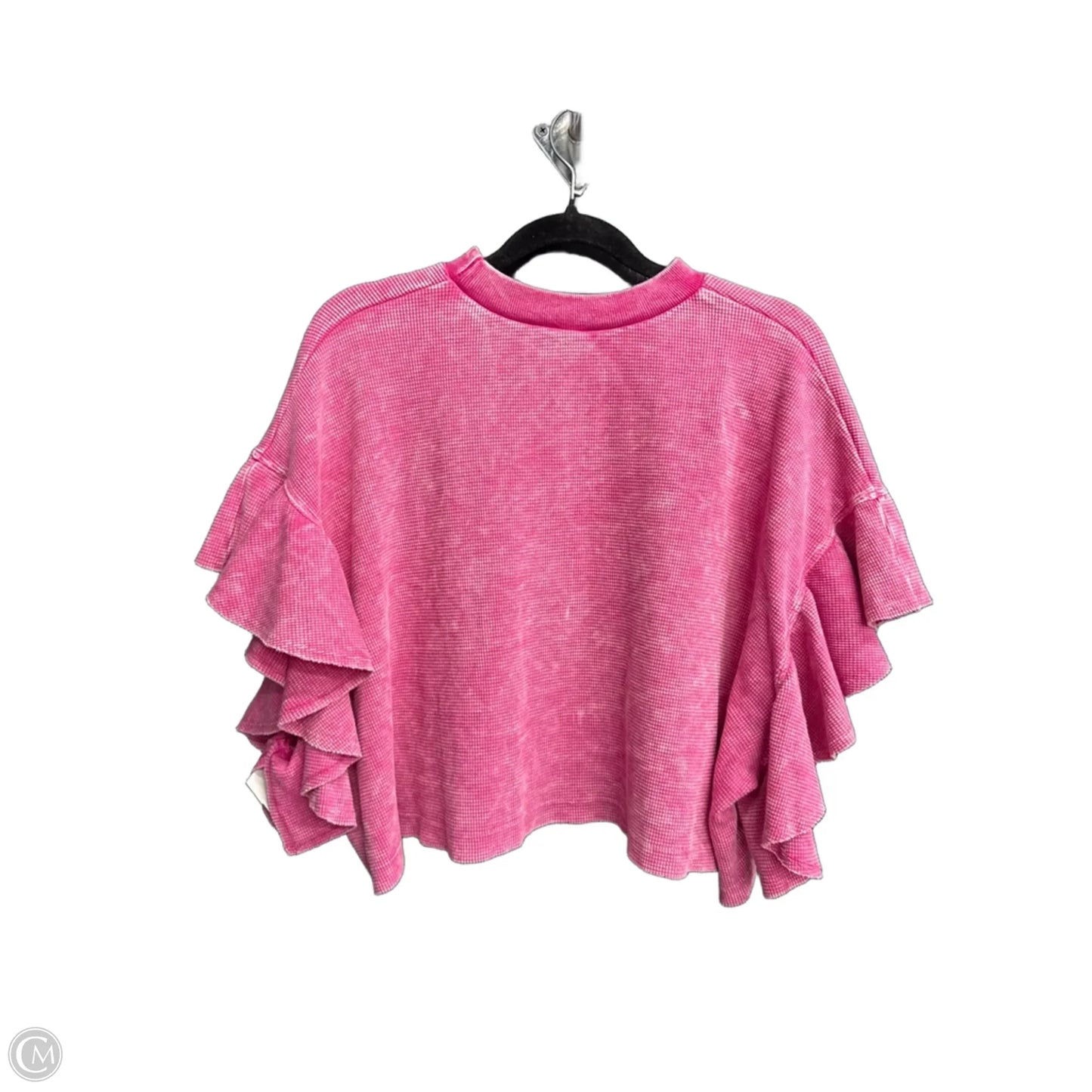 Top Short Sleeve By Altard State In Pink, Size: S