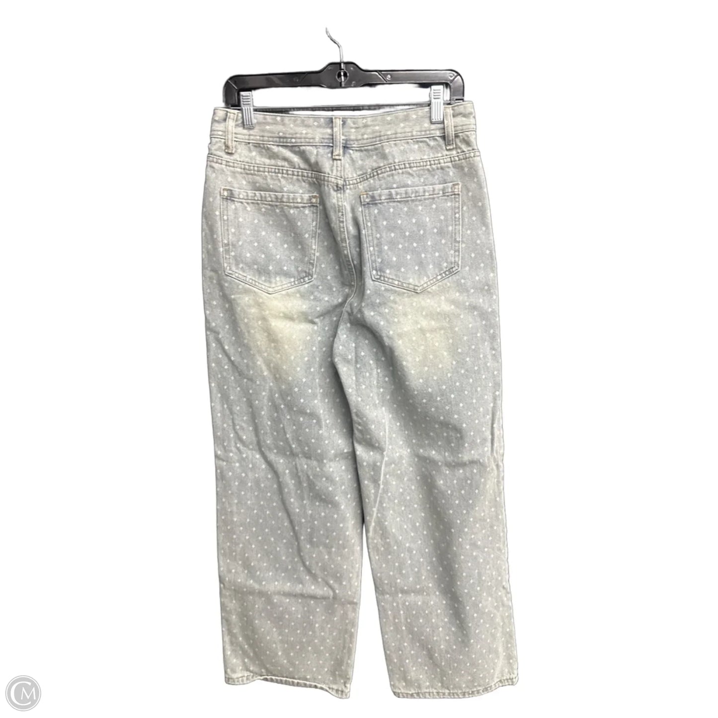 Jeans Wide Leg By Heyson In Polkadot Pattern, Size: 12