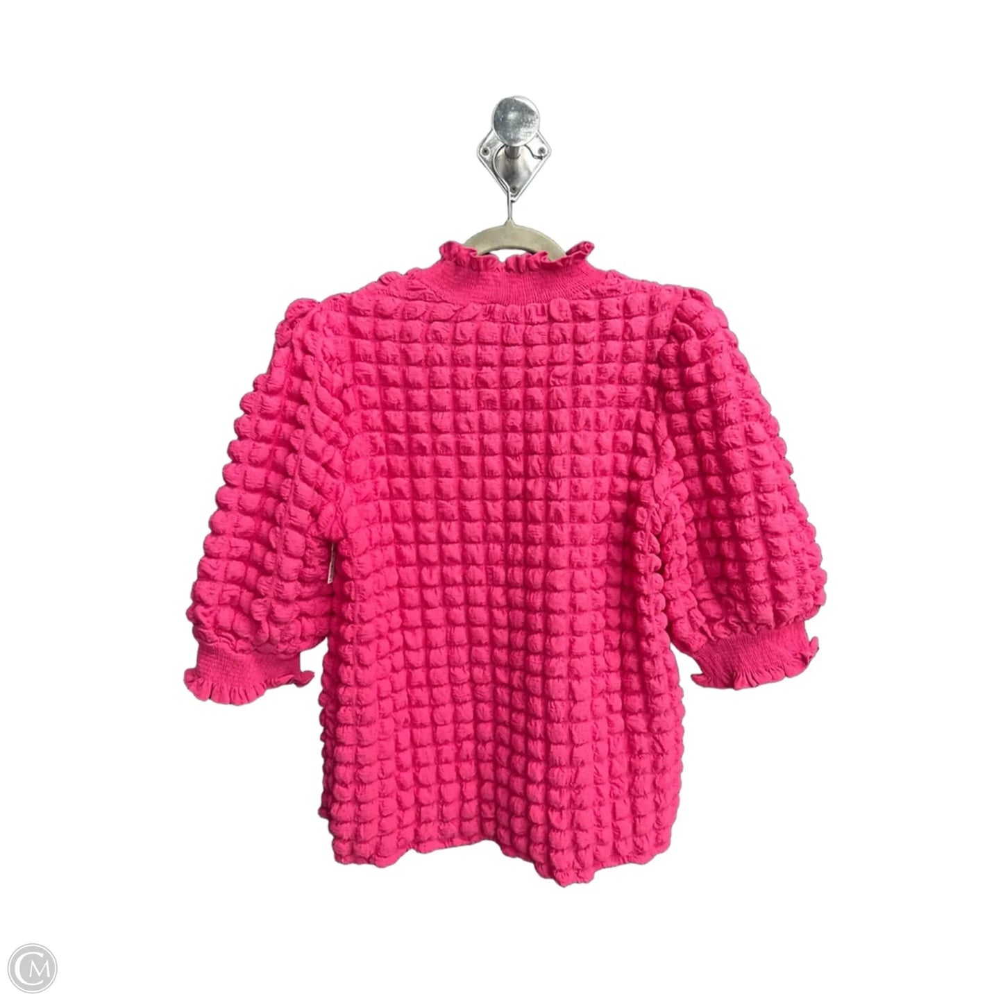 Top Short Sleeve By English Factory In Pink, Size: M