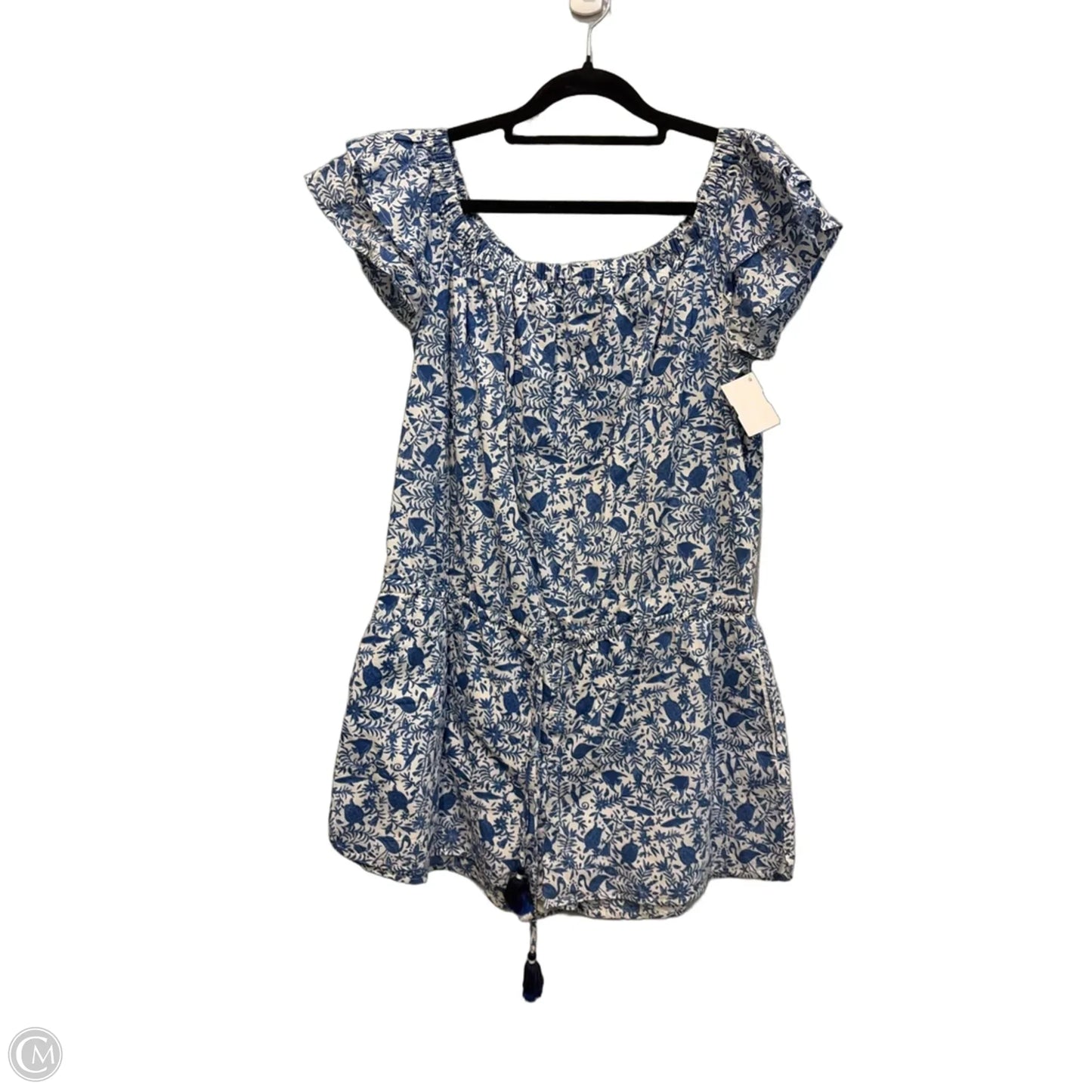 Romper By Vineyard Vines In Blue & White, Size: S