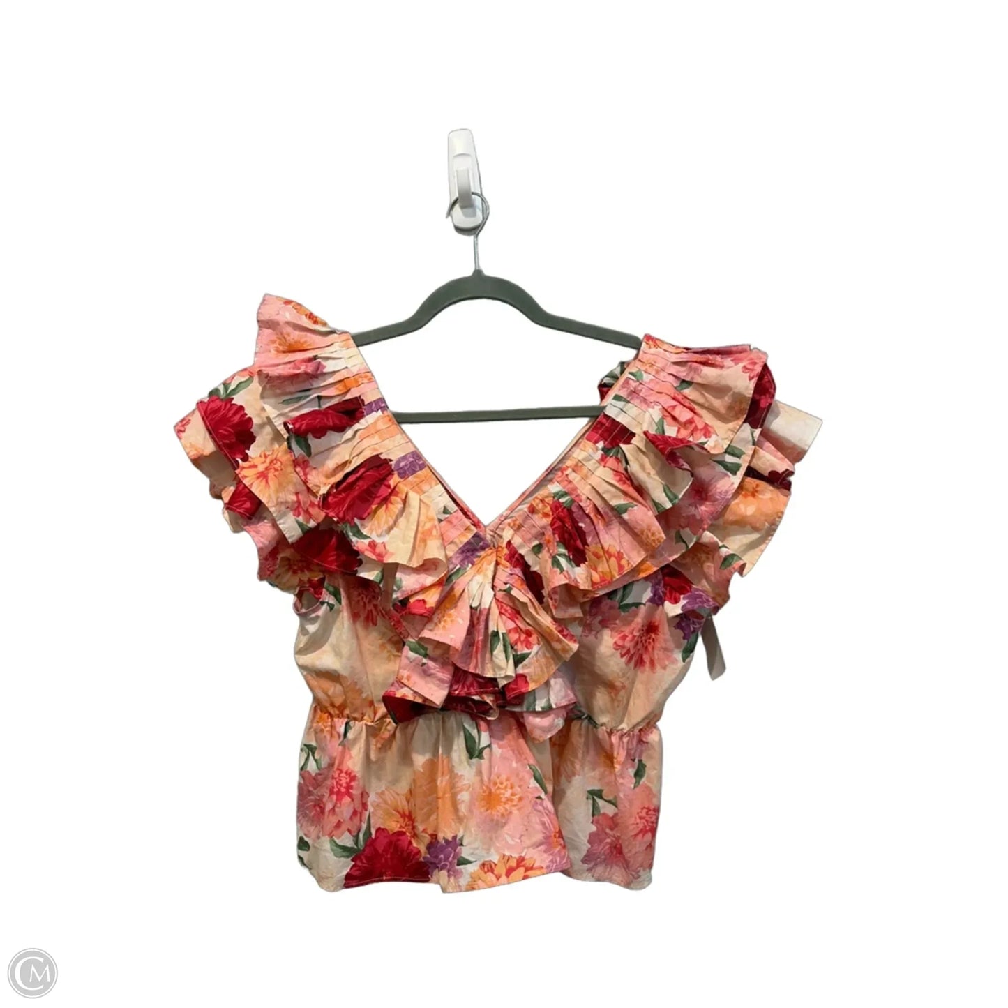 Top Sleeveless By Buddy Love In Floral Print, Size: M