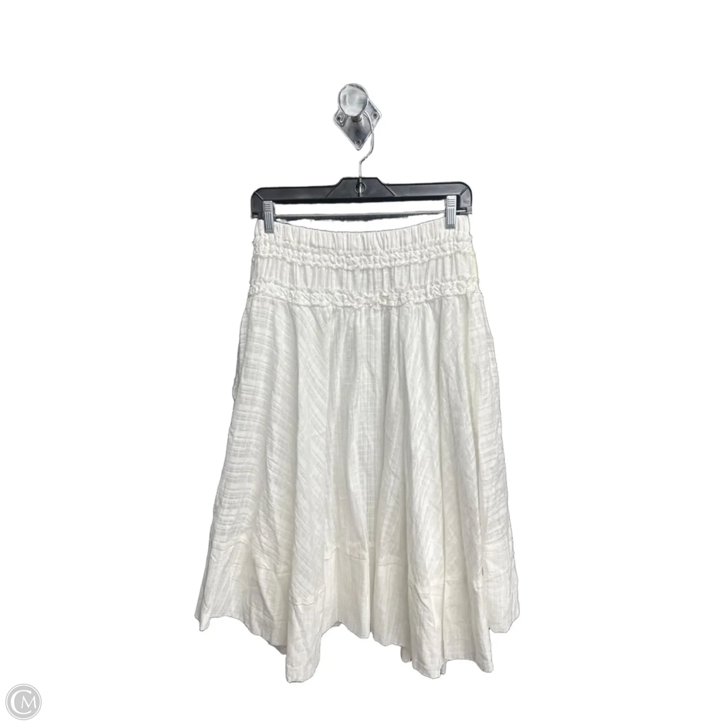 Skirt Maxi By Anthropologie In White, Size: S