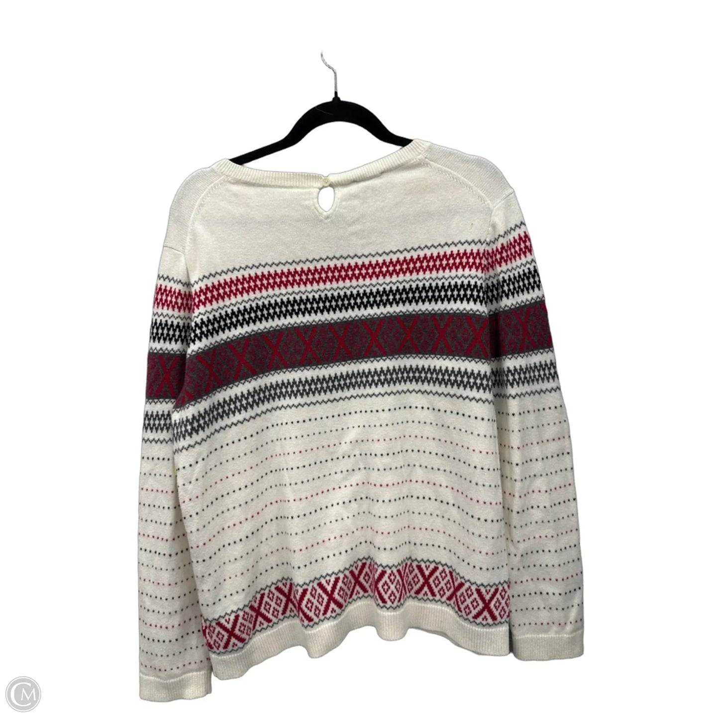 Sweater By Talbots In Cream, Size: Xl