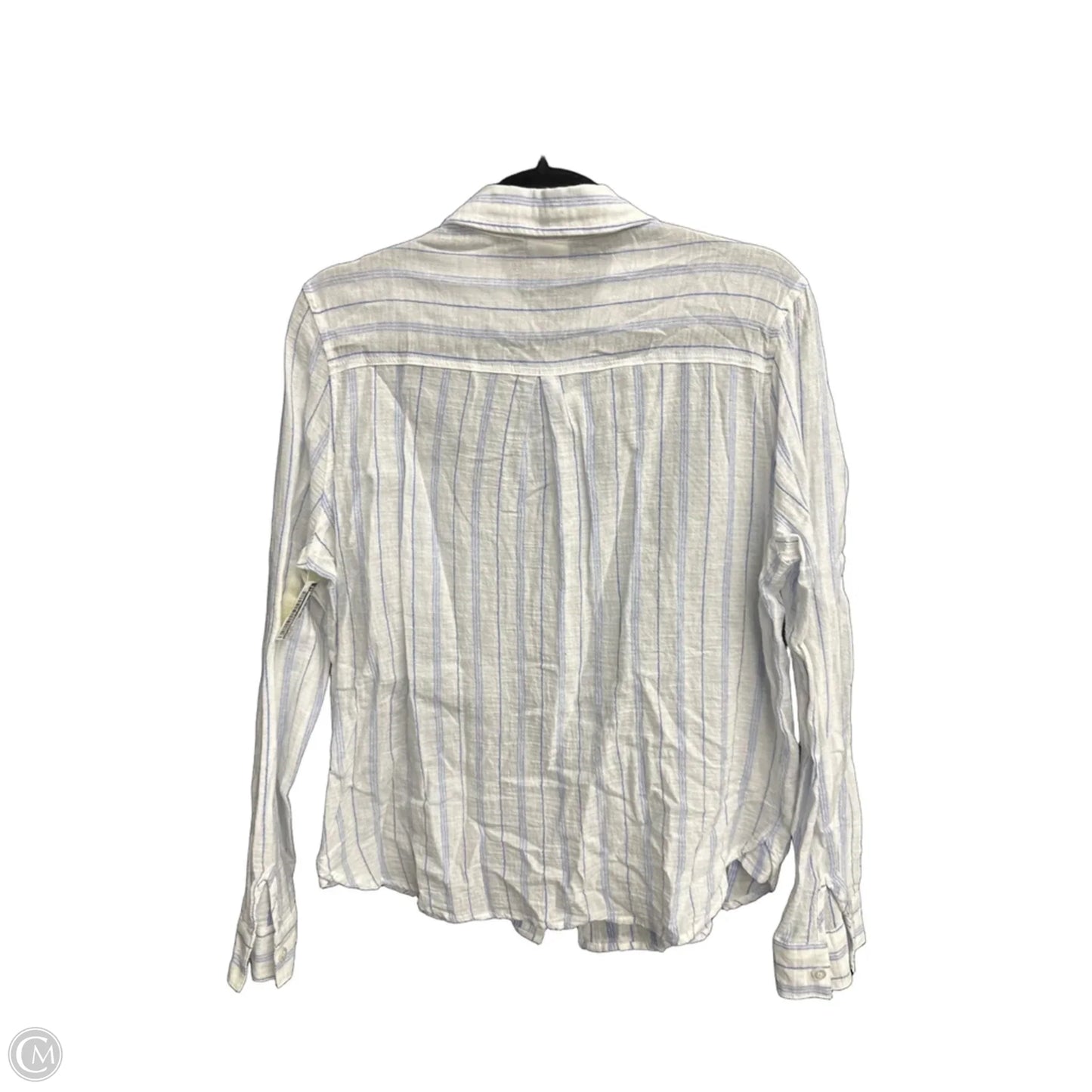 Top Long Sleeve By By Together In Striped Pattern, Size: M