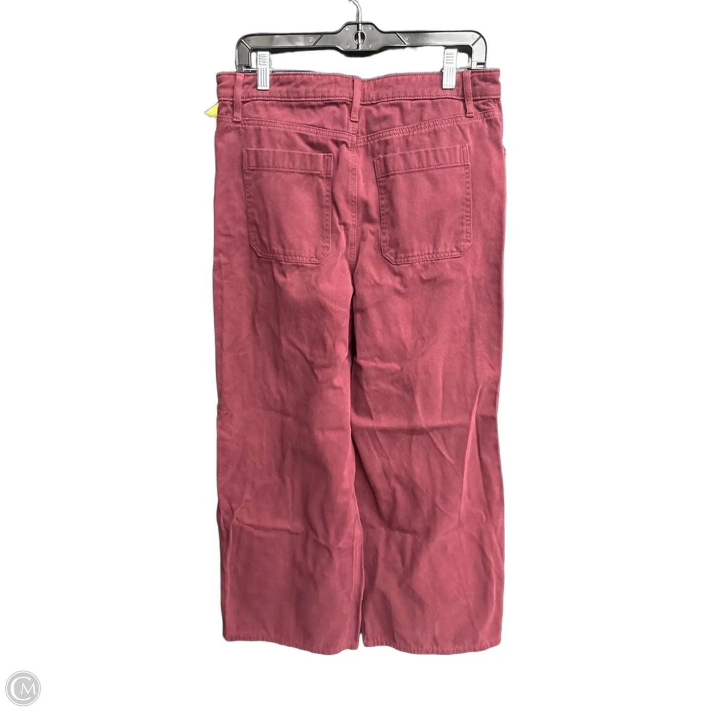 Jeans Wide Leg By Loft In Maroon, Size: 8