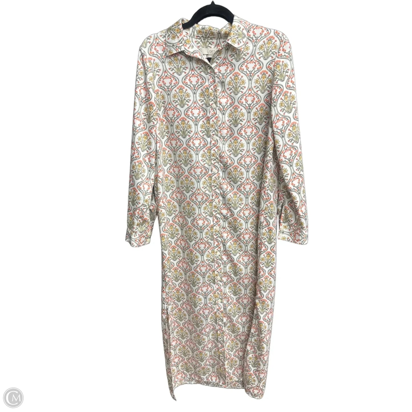 Dress Casual Maxi By Loft In Floral Print, Size: 6