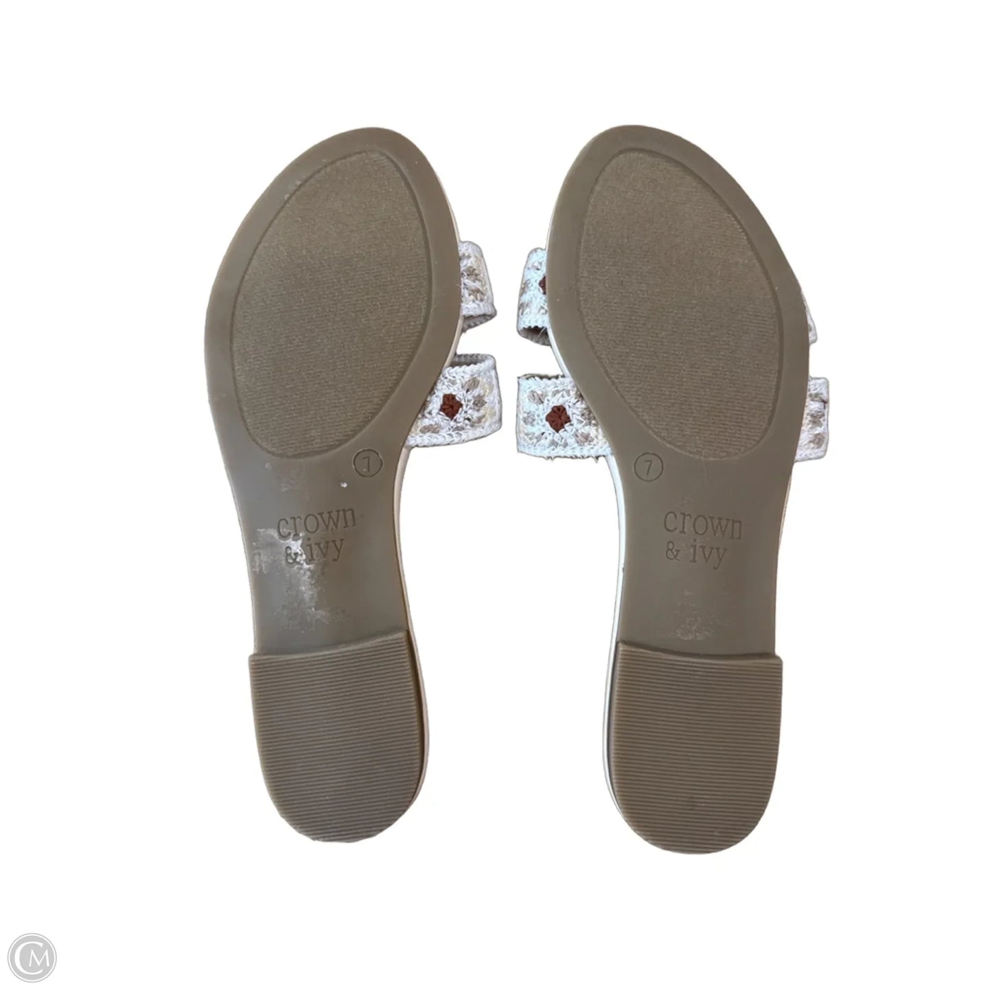 Shoes Flats By Crown And Ivy In Cream, Size: 7