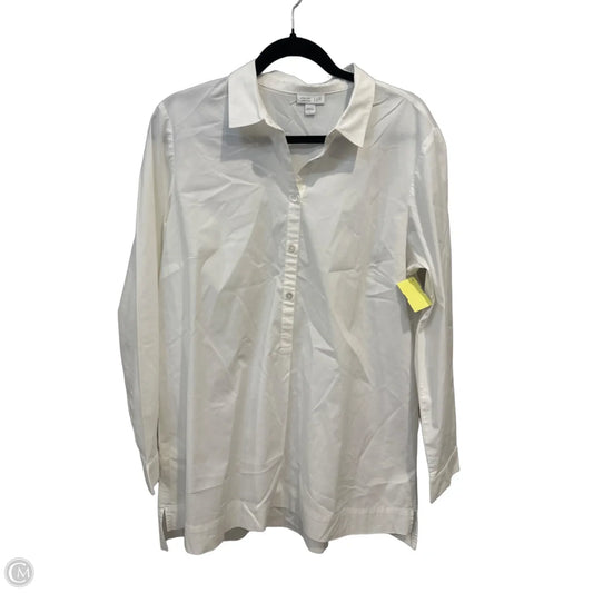 Top Long Sleeve By J. Jill In White, Size: L