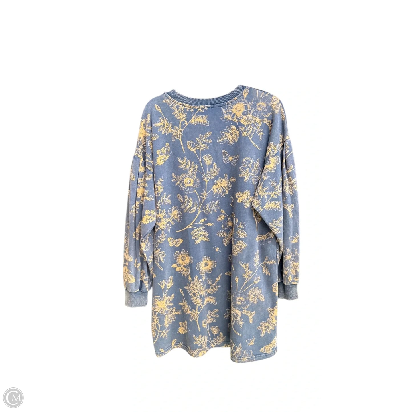 Tunic Long Sleeve By Umgee In Floral Print, Size: M