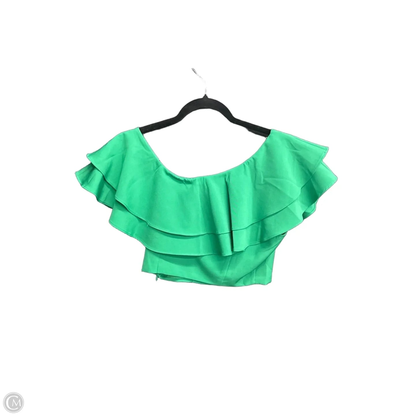 Top Short Sleeve By Endless Rose In Green, Size: S