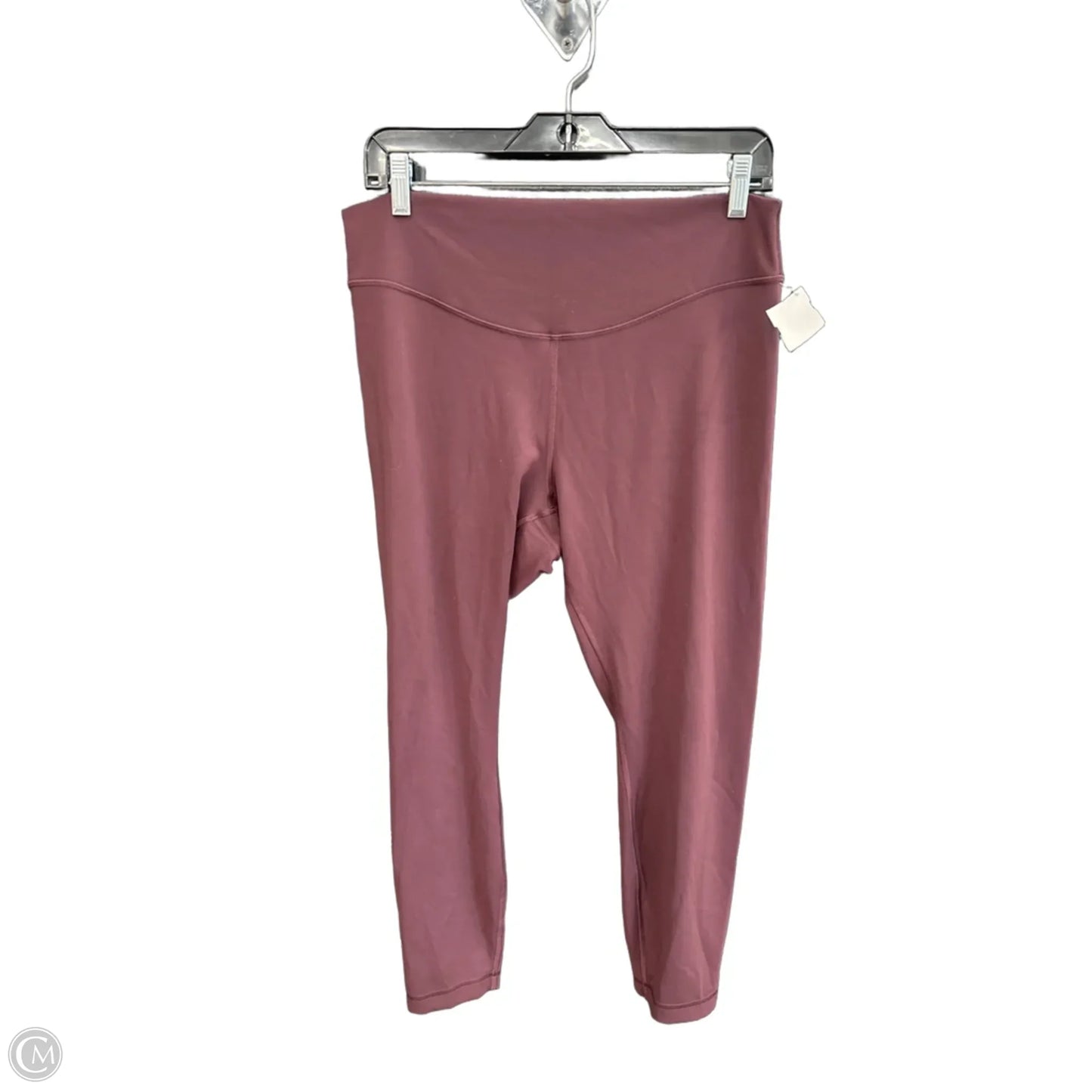 Athletic Leggings By Lululemon In Maroon, Size: 12