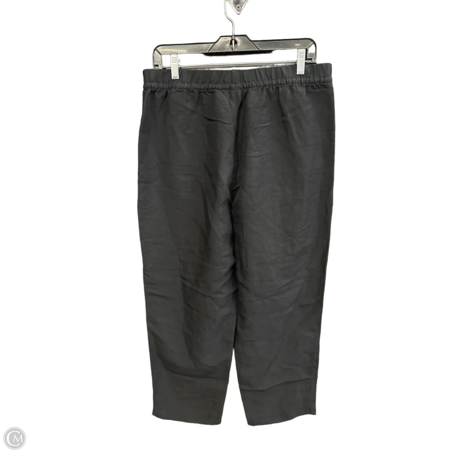 Pants Linen By H&m In Black, Size: 8