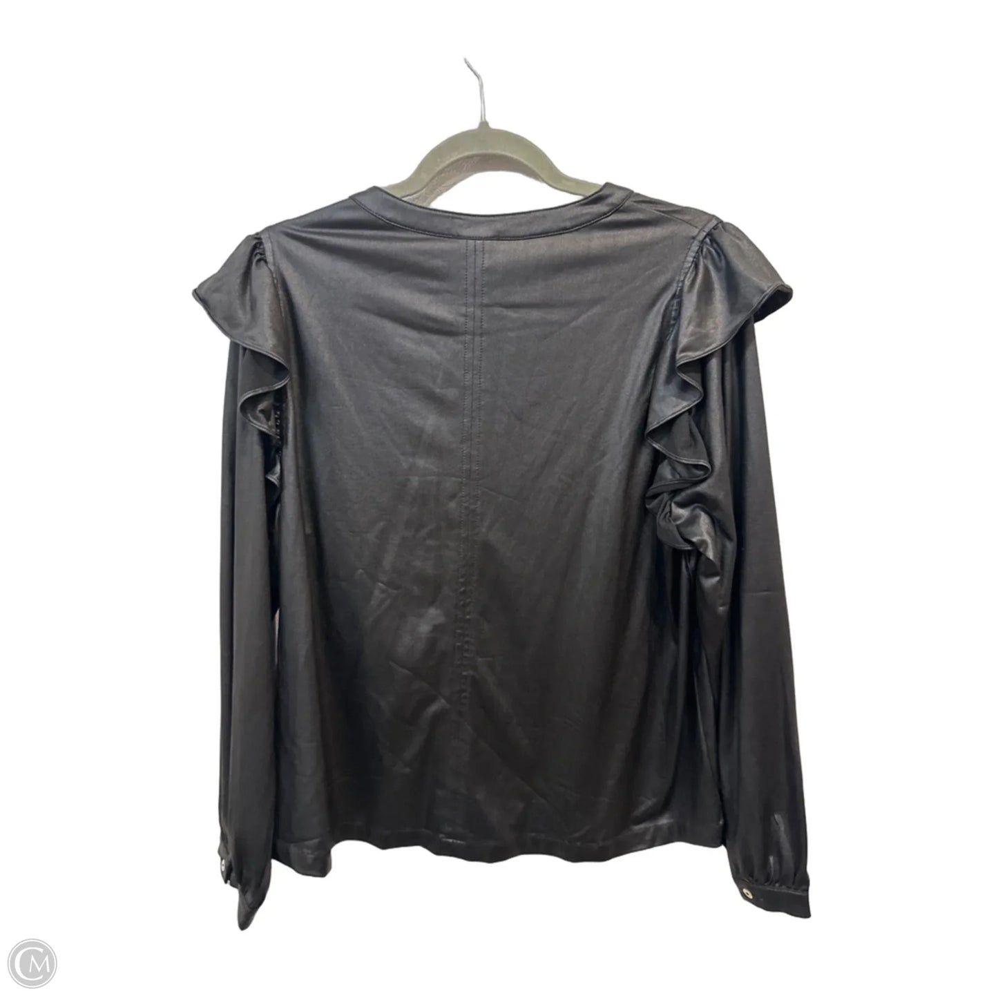 Top Long Sleeve By Jodifl In Black, Size: L