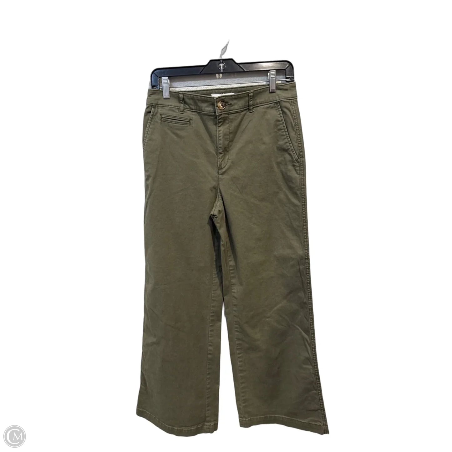 Jeans Wide Leg By Loft In Green, Size: 4