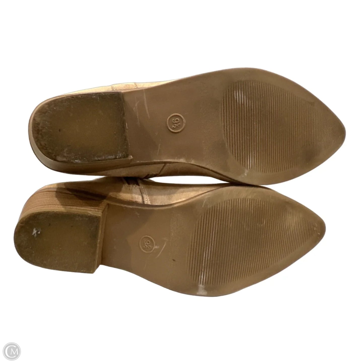 Boots Knee Heels By Universal Thread In Cream, Size: 9.5