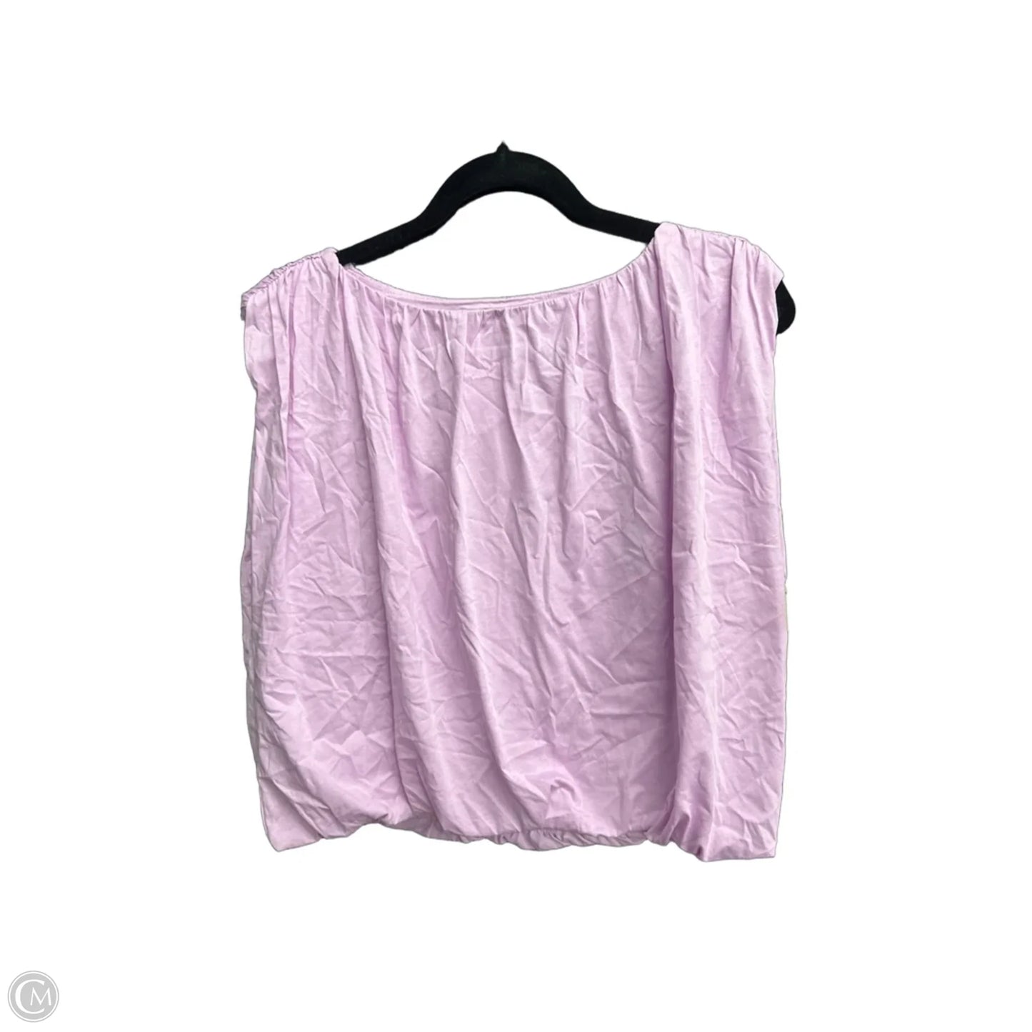 Top Sleeveless By Loft In Purple, Size: L