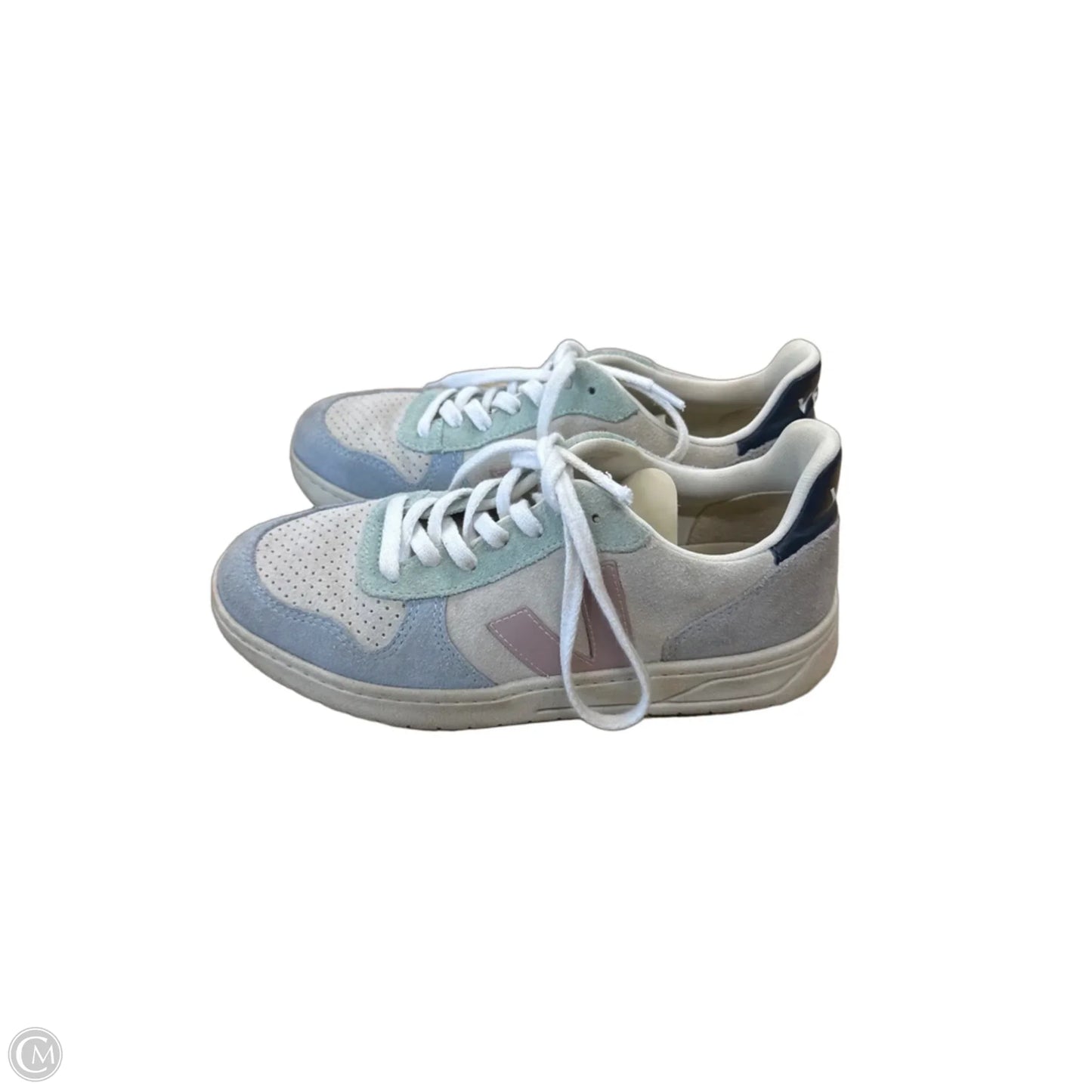 Shoes Sneakers By Veja In Blue & Green, Size: 8