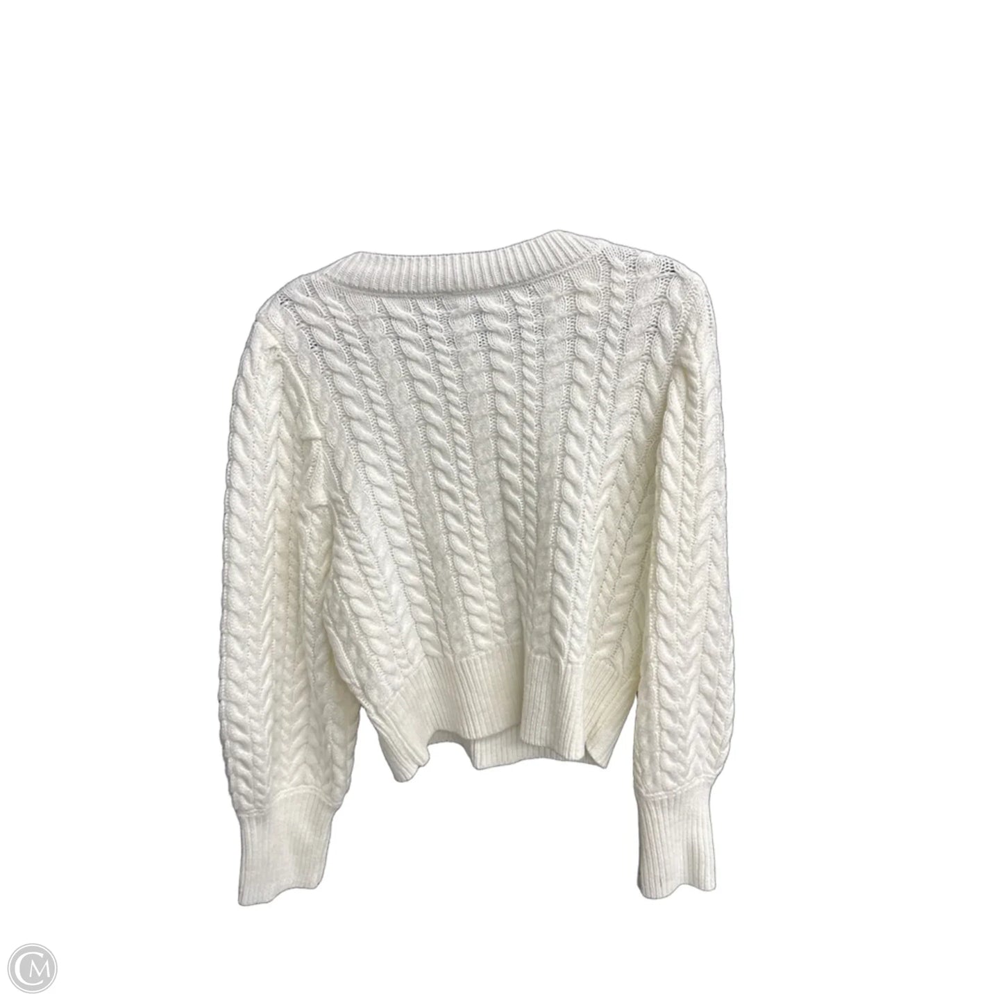 Sweater By Sugar Lips In White, Size: M