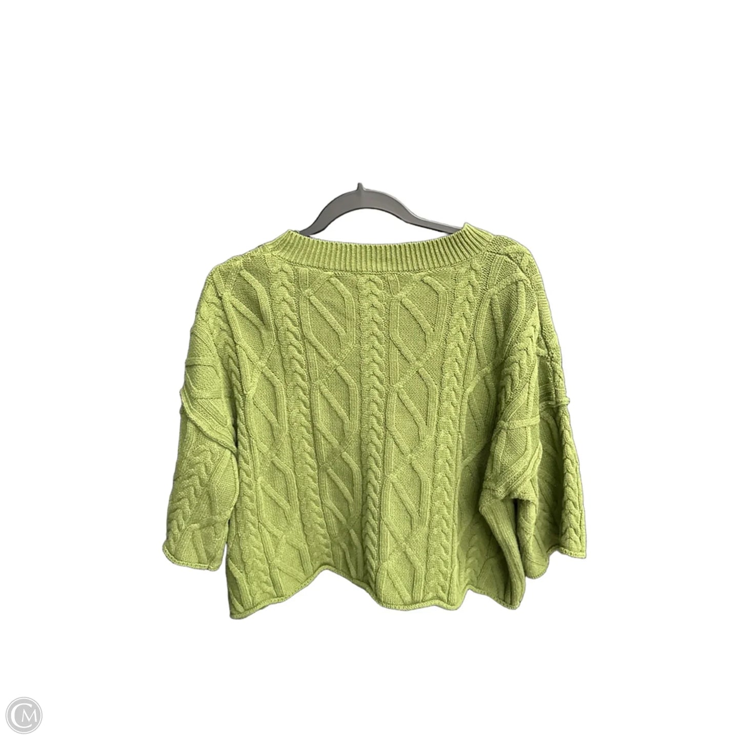 Sweater Short Sleeve By Entro In Green, Size: S