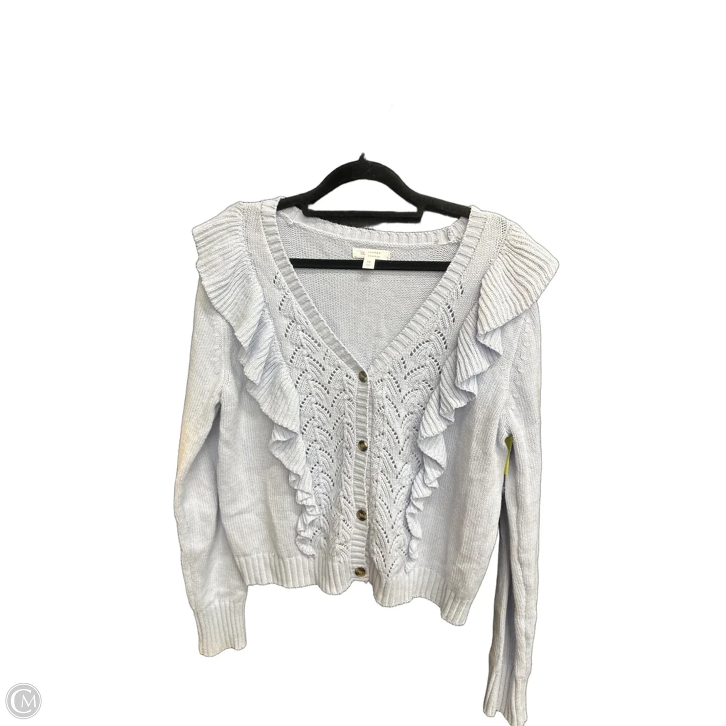 Sweater Cardigan By Lauren Conrad In Blue, Size: M