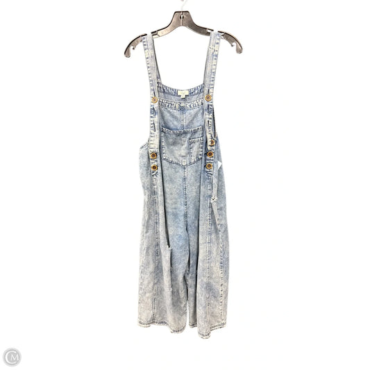 Overalls By Easel In Blue Denim, Size: S
