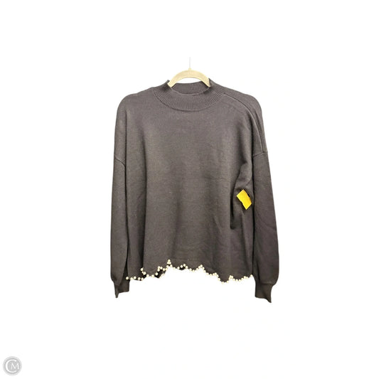 Top Long Sleeve By Crown And Ivy In Black, Size: L