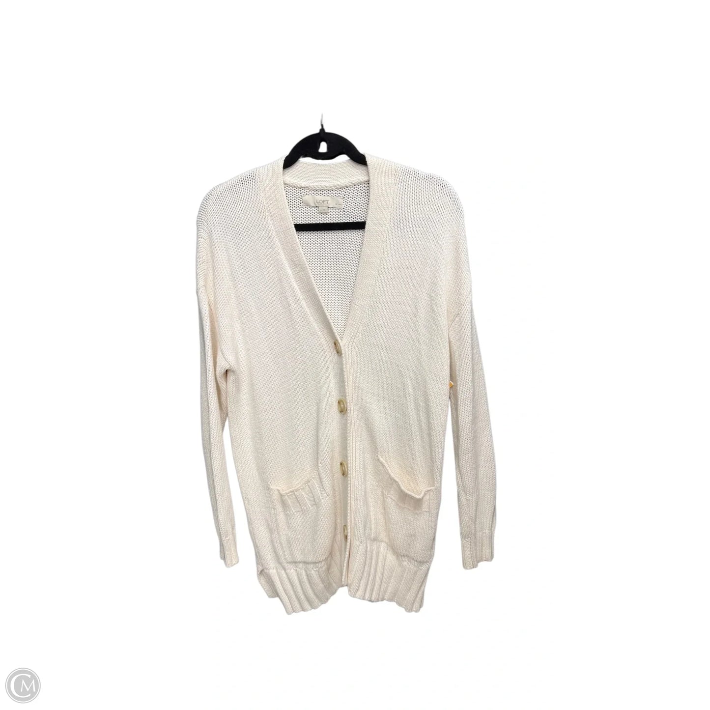 Cardigan By Loft In White, Size: S