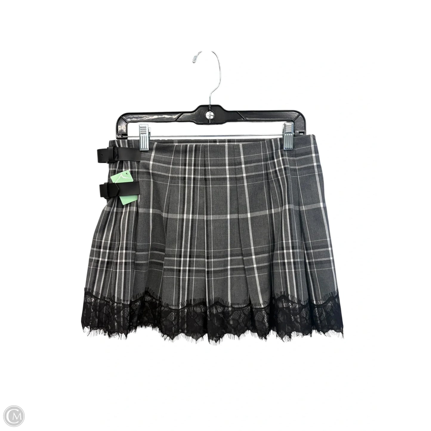 Skirt Mini & Short By Gianni Bini In Black & Grey, Size: 6