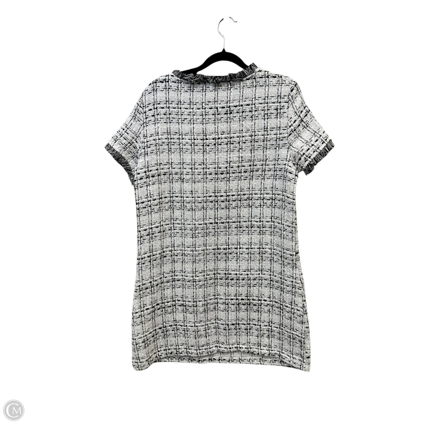 Dress Casual Short By Clothes Mentor In Black & White, Size: S