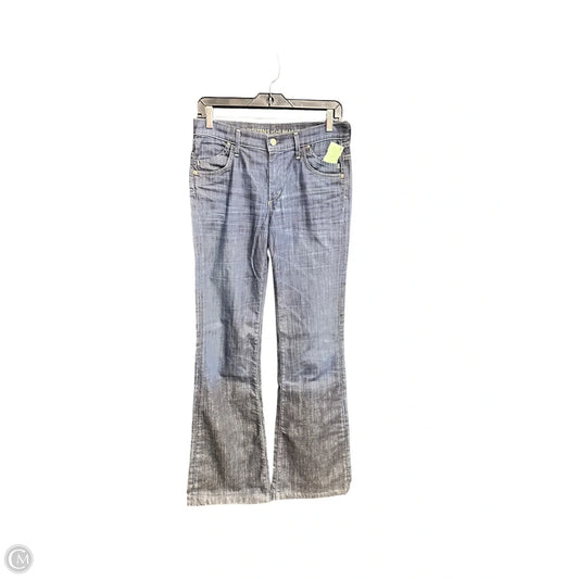 Jeans Wide Leg By Citizens Of Humanity In Blue Denim, Size: 6