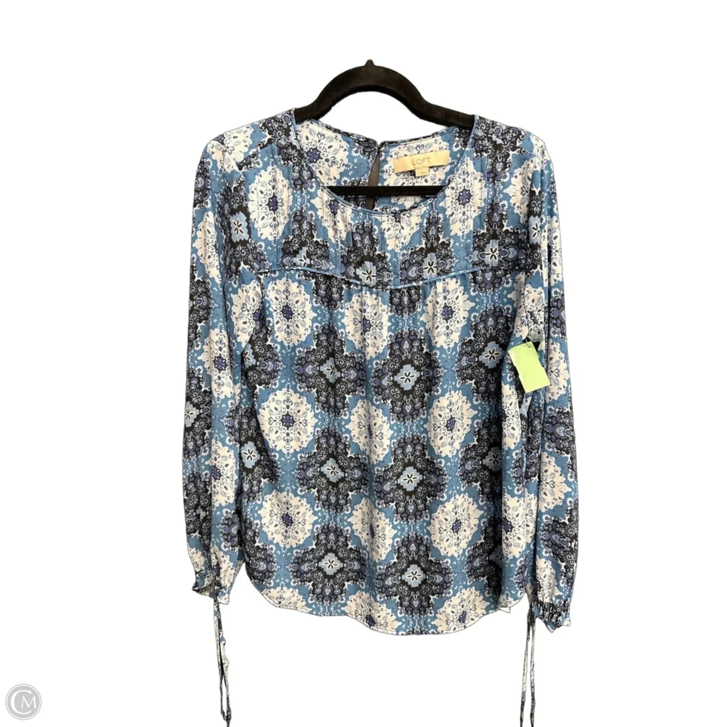 Top Long Sleeve By Loft In Blue, Size: S