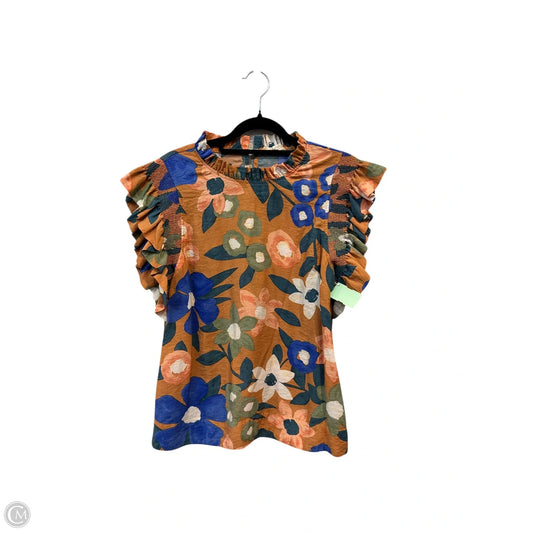 Top Sleeveless By Jodifl In Floral Print, Size: M