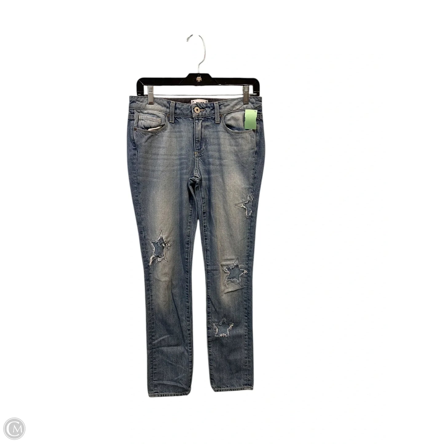 Jeans Straight By Paige In Blue Denim, Size: 2