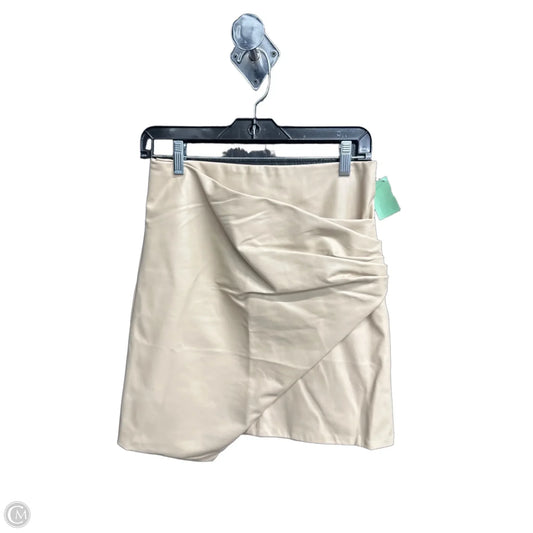 Skirt Mini & Short By Pink Lily In Beige, Size: M