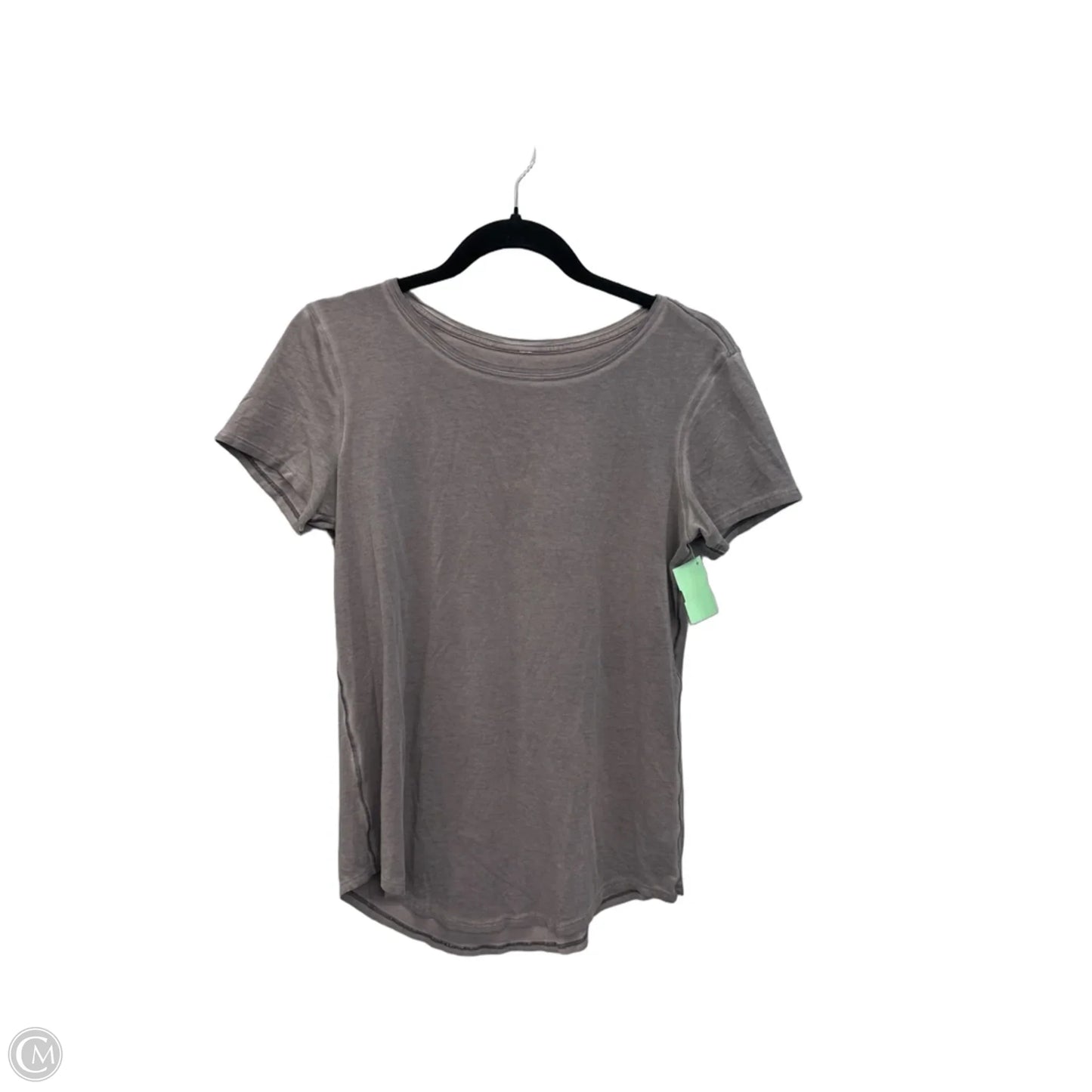 Athletic Top Short Sleeve By Lululemon In Brown, Size: S