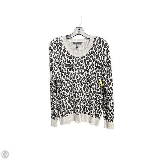 Top Long Sleeve By Ellen Tracy In Animal Print, Size: L