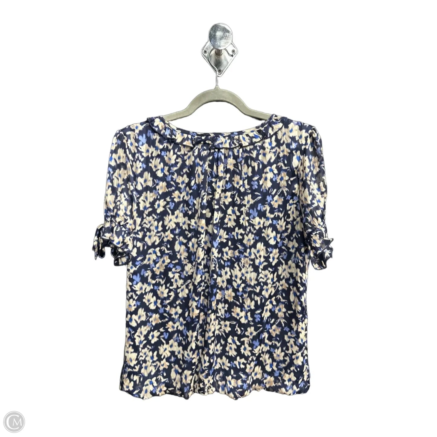 Top Short Sleeve By Tahari In Purple, Size: M