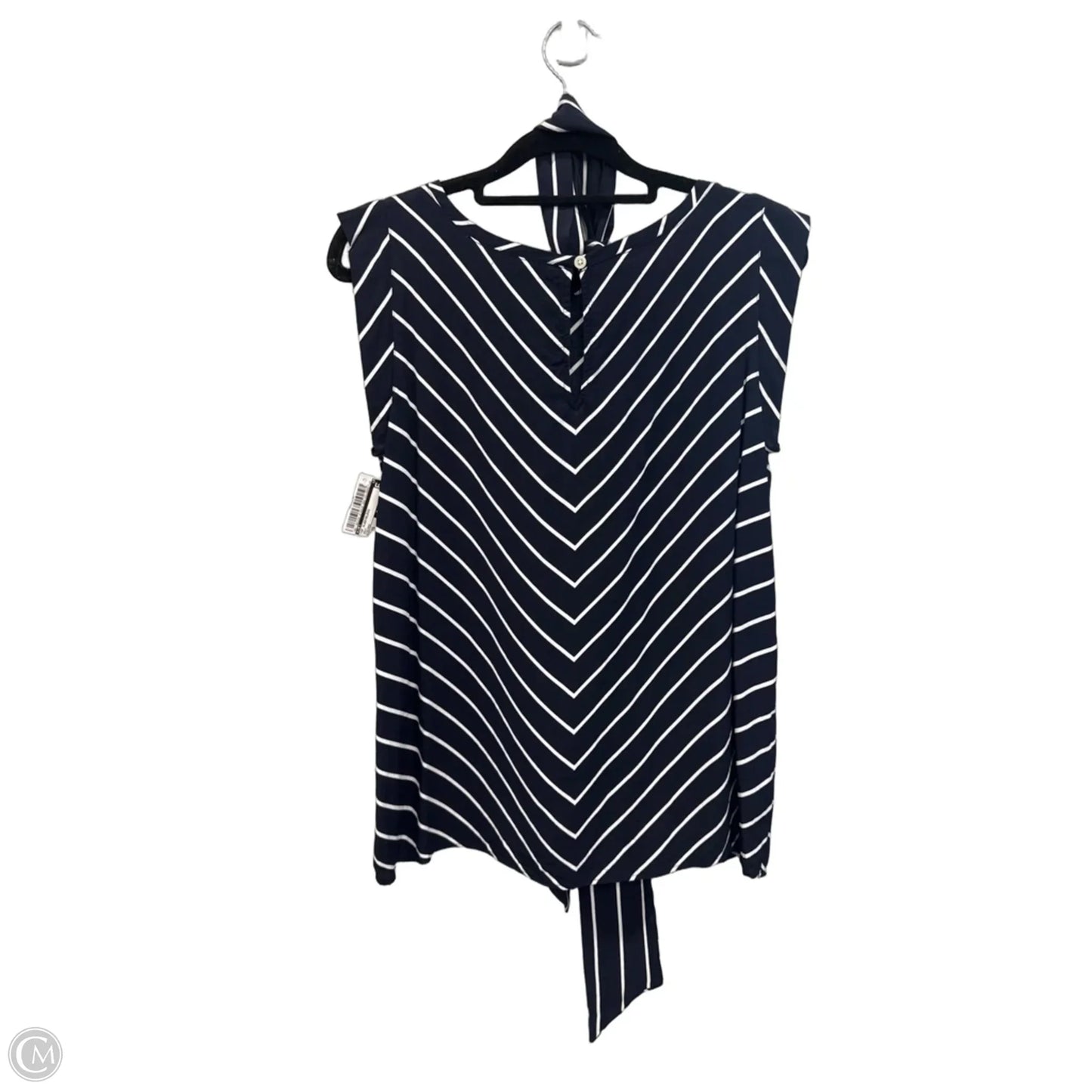 Top Sleeveless By Loft In Navy, Size: Xs