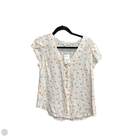 Top Sleeveless By Blu Pepper In Polkadot Pattern, Size: S