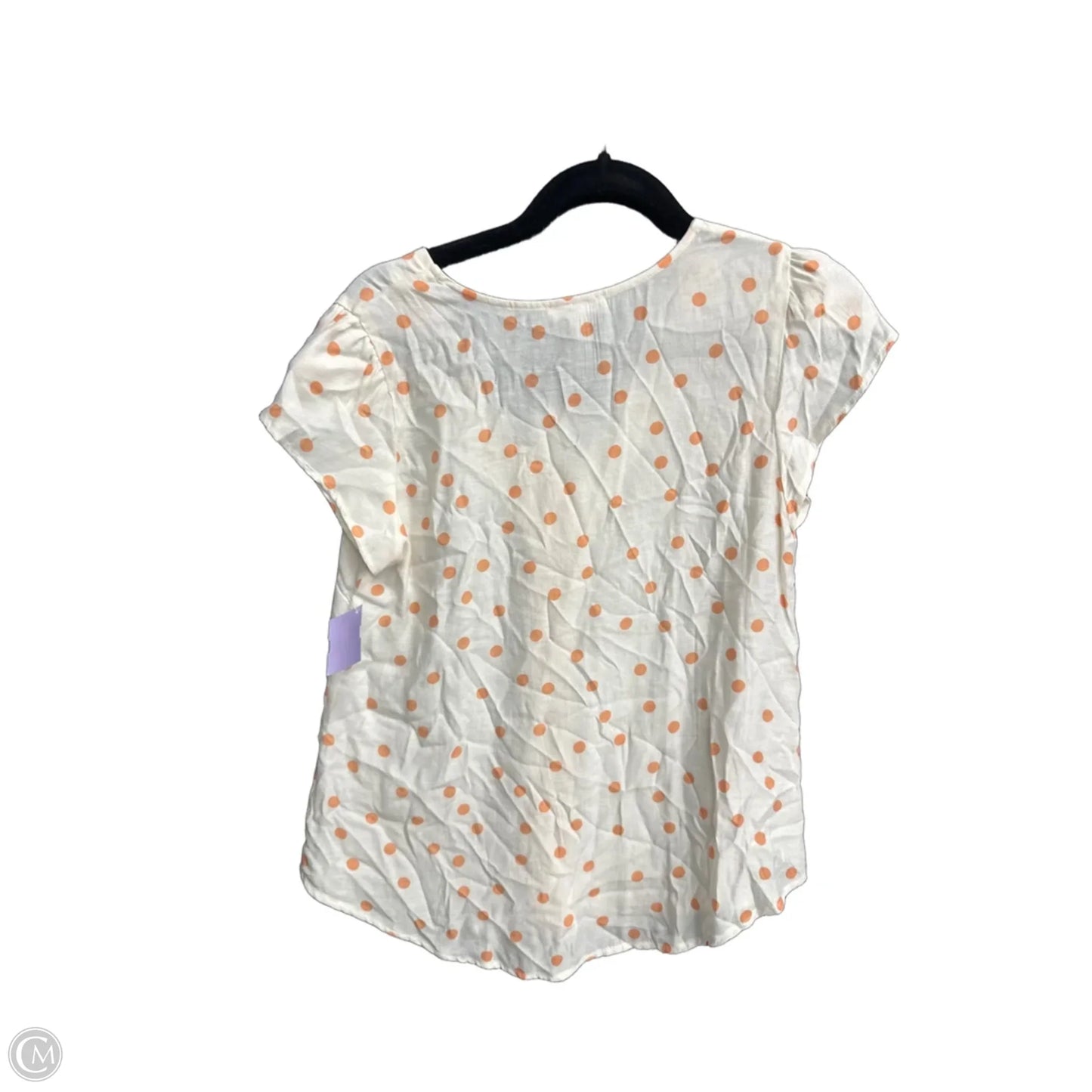 Top Sleeveless By Blu Pepper In Polkadot Pattern, Size: S