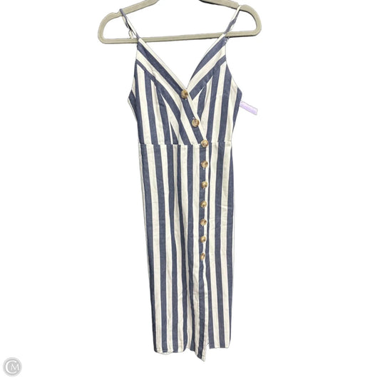 Dress Casual Midi By Fantastic Fawn In Striped Pattern, Size: S