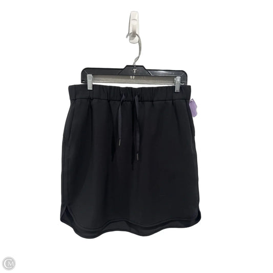 Athletic Skirt By Lululemon In Black, Size: 12